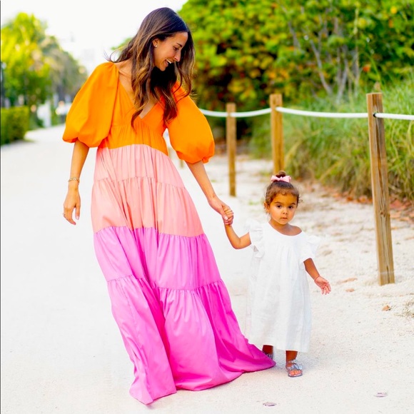 STAUD Dresses & Skirts - BNWT! Famous Staud Meadow Colorblock Maxi Dress!